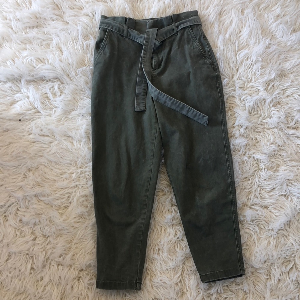 Ankle High Rise Pants